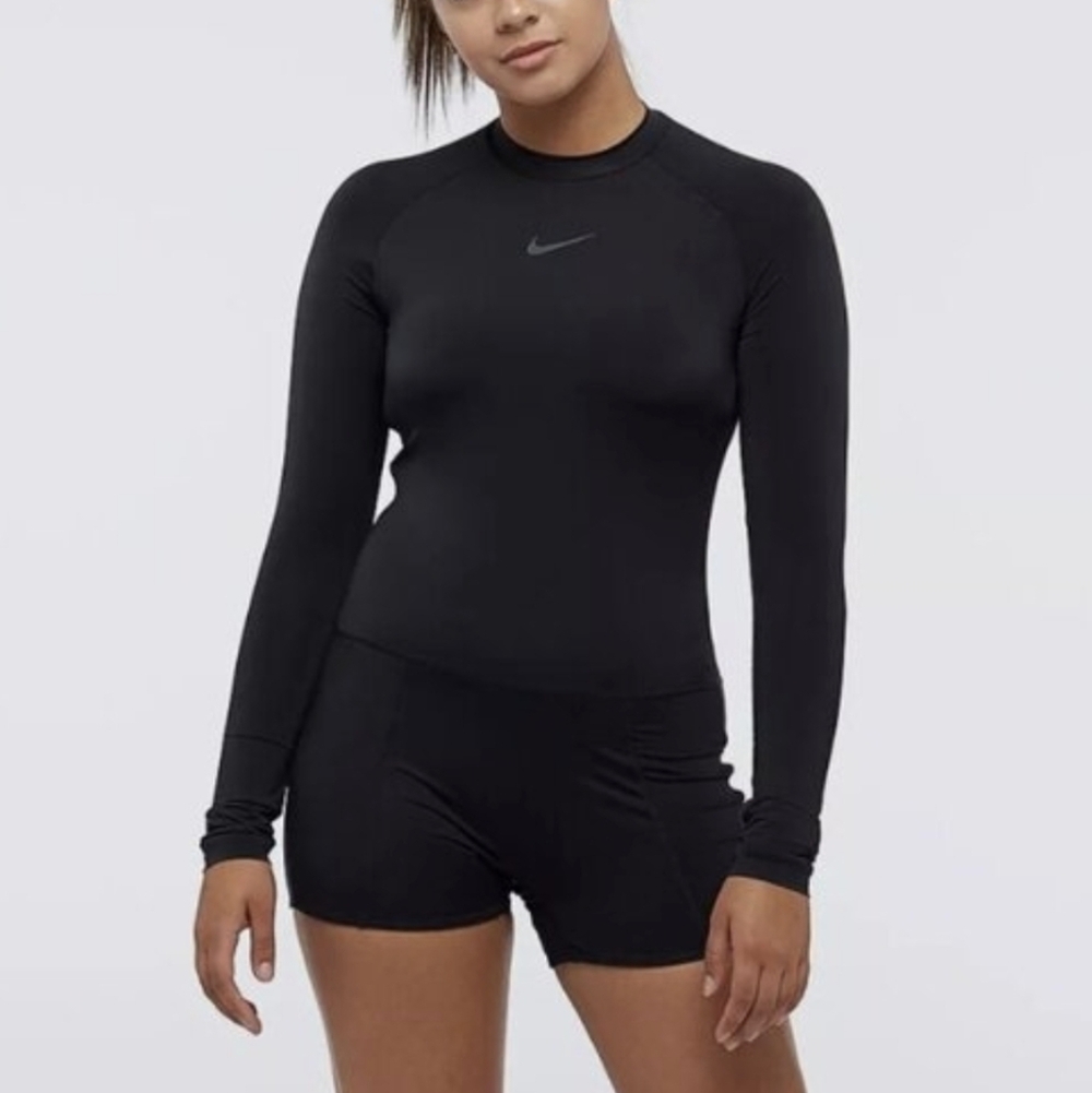 Nike Women’s Power Running Bodysuit Run Division In: Black Size :Medium